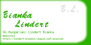 bianka lindert business card